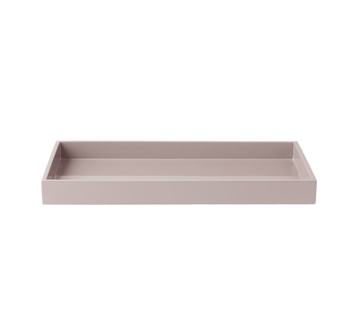 Lavender_Lux_Tablett_38_19_070137_mojoo mojoo LUX MEDIUM TRAY Lacktablett, lavender rechteckig 38 x 19 x 3,5 cm