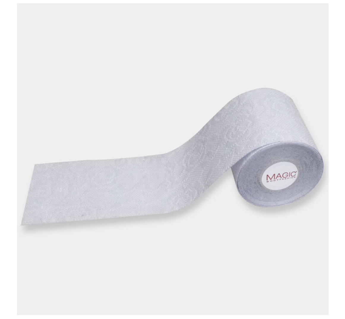 Magic Bodyfashion LUXURY LACE BOOB TAPE Spitzenlook-Brusttape Weiss 35BTL 200