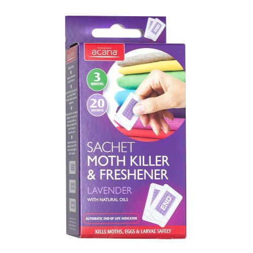 Acana_Sachet_Motten_Bekaempfung Acana MOTH KILLER & FRESHENER SACHETS  Langzeit-Mottenschutz Beutel