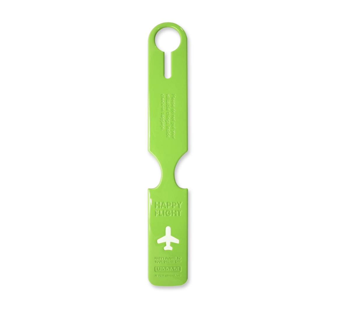 Alife Design HAPPY FLIGHT  PETIT LUGGAGE TAG Gepäckanhänger grün