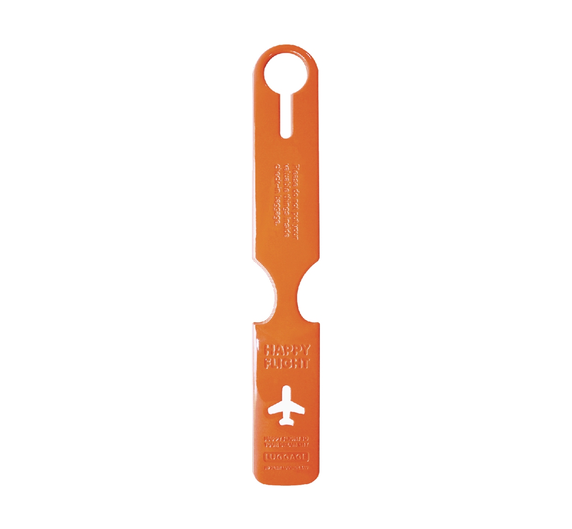 Alife Design HAPPY FLIGHT  PETIT LUGGAGE TAG Gepäckanhänger orange