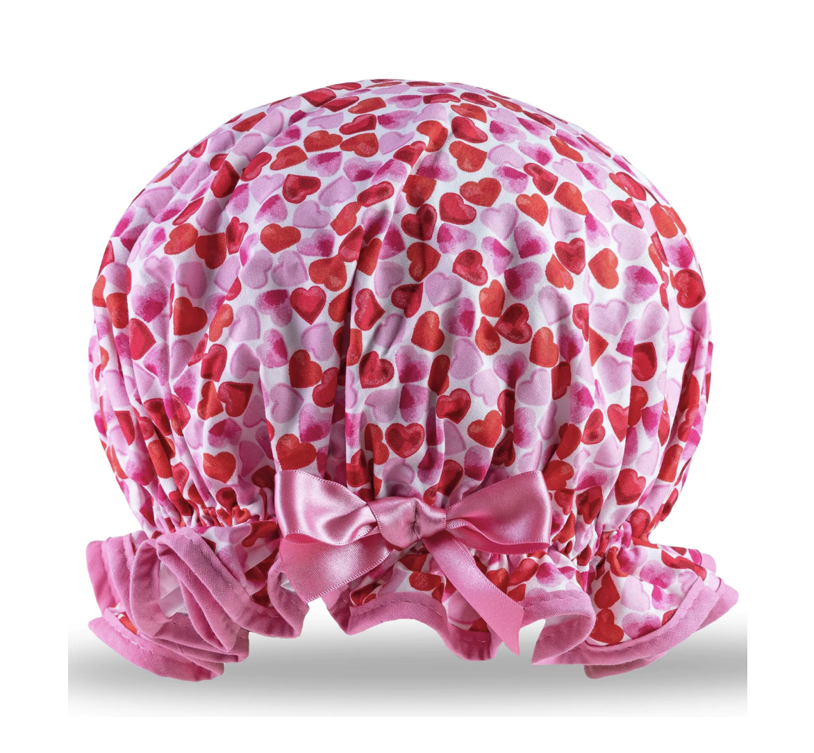 Dilly Daydream HEARTS SHOWER CAP Duschhaube