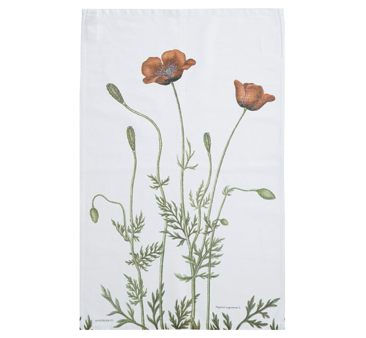 Prickly_Poppy_Kitchen_Towel_KoustrupCo Koustrup & Co PRICKLY POPPY KITCHEN TOWEL Geschirrtuch, Bio-Baumwolle