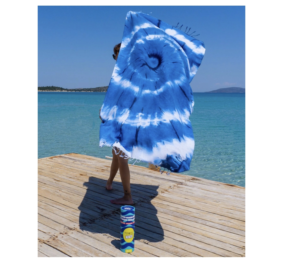 Solar_Tie_Dye_Tuch_Blue_White_Towel_To_Go3