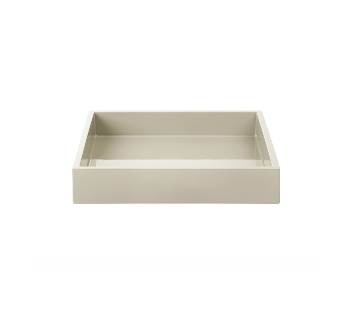 Latte_Lux_Tablett_19_19_070131_mojoo mojoo LUX SMALL TRAY Lacktablett, latte rechteckig 19 x 19 x 3,5 cm
