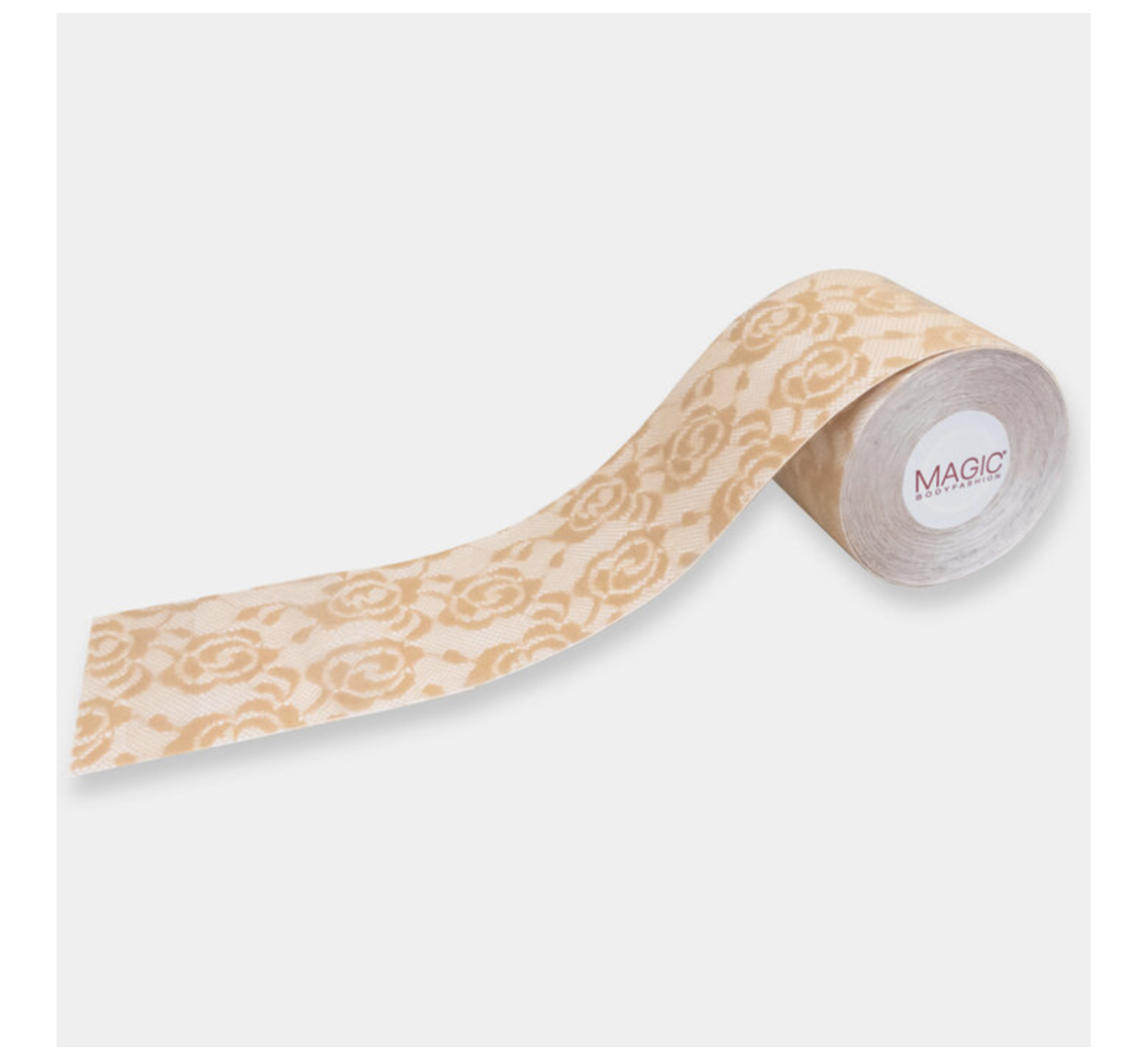 Magic Bodyfashion LUXURY LACE BOOB TAPE Spitzenlook-Brusttape (Beige)