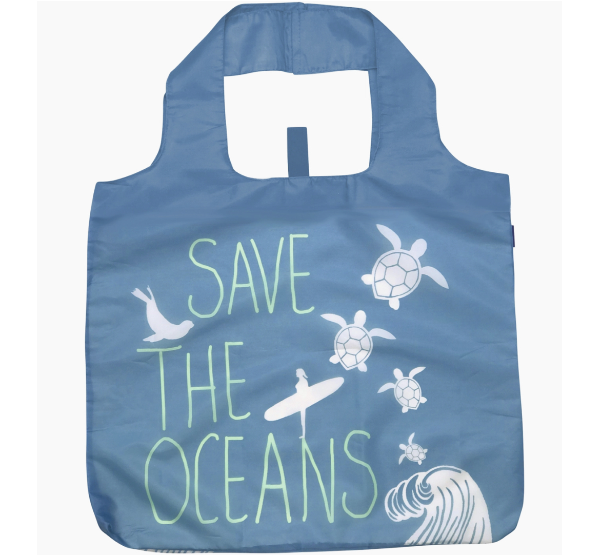 rockflowerpaper BLU BAG SAVE THE OCEAN Shopper, faltbar
