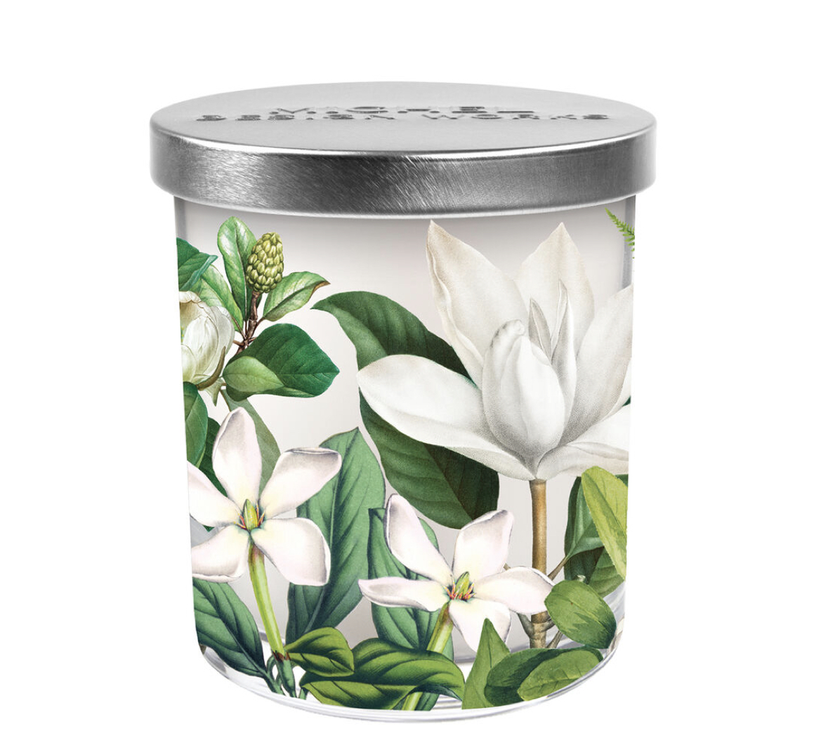 Michel Design Works MAGNOLIA PETALS SCENTED CANDLE IN A JAR Duftkerze im Glas mit Deckel 100% Sojawachs
