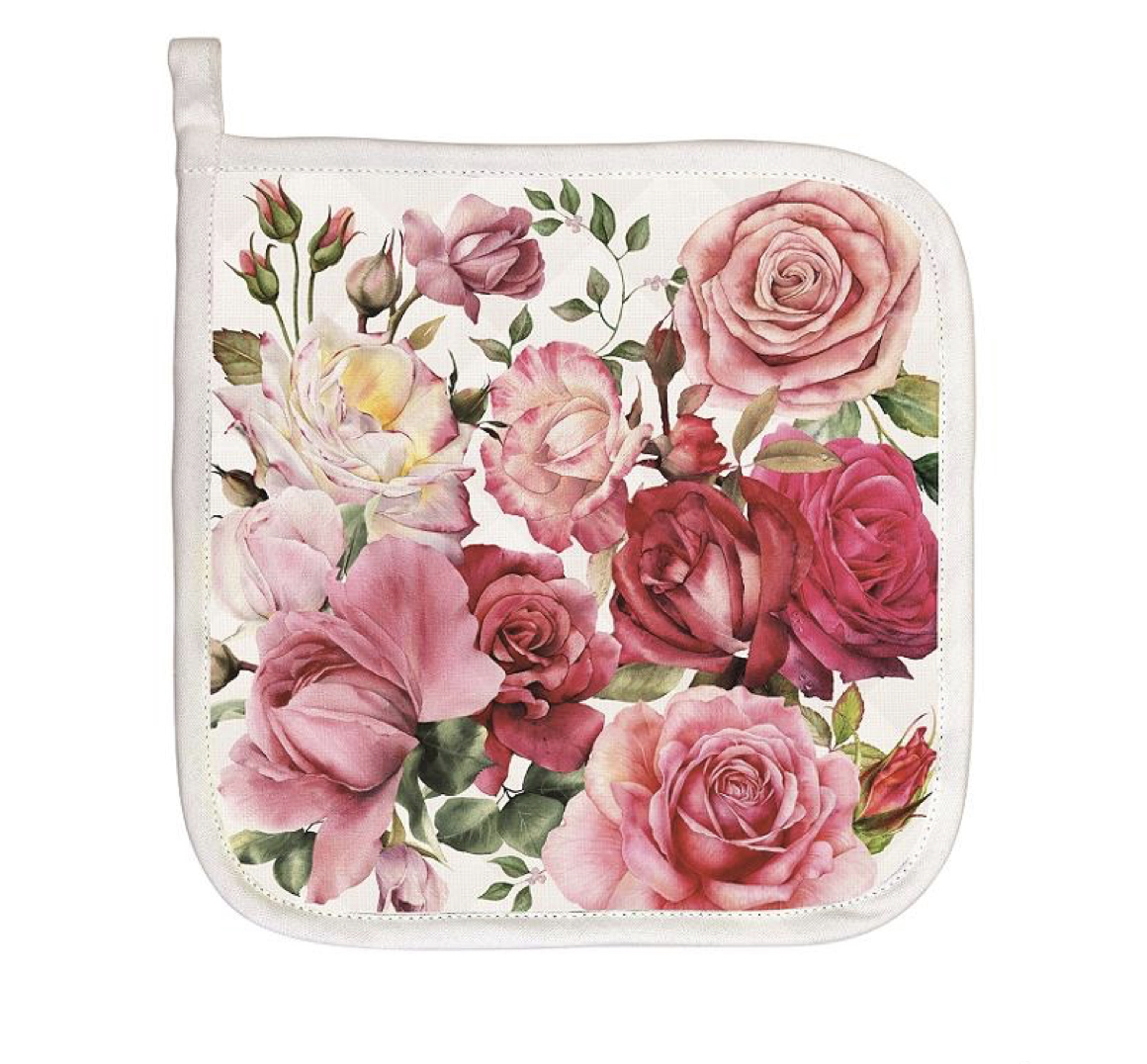 APH357_Royal_Rose_Topflappen_MDW Michel Design Works ROYAL ROSE POTHOLDER Topflappen APH357