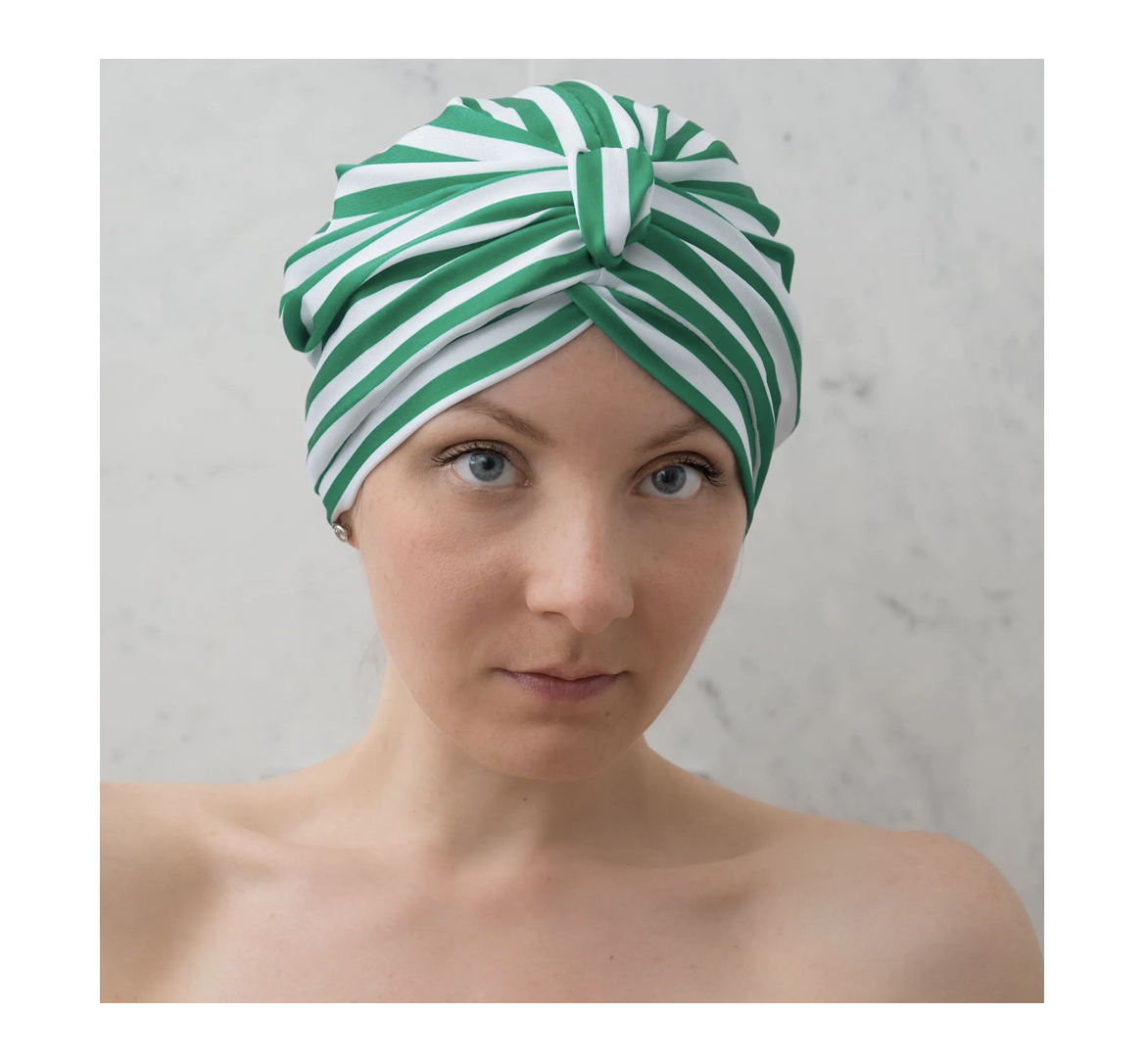 Stripey_Green_Shower_Turban_Dilly_Daydream2
