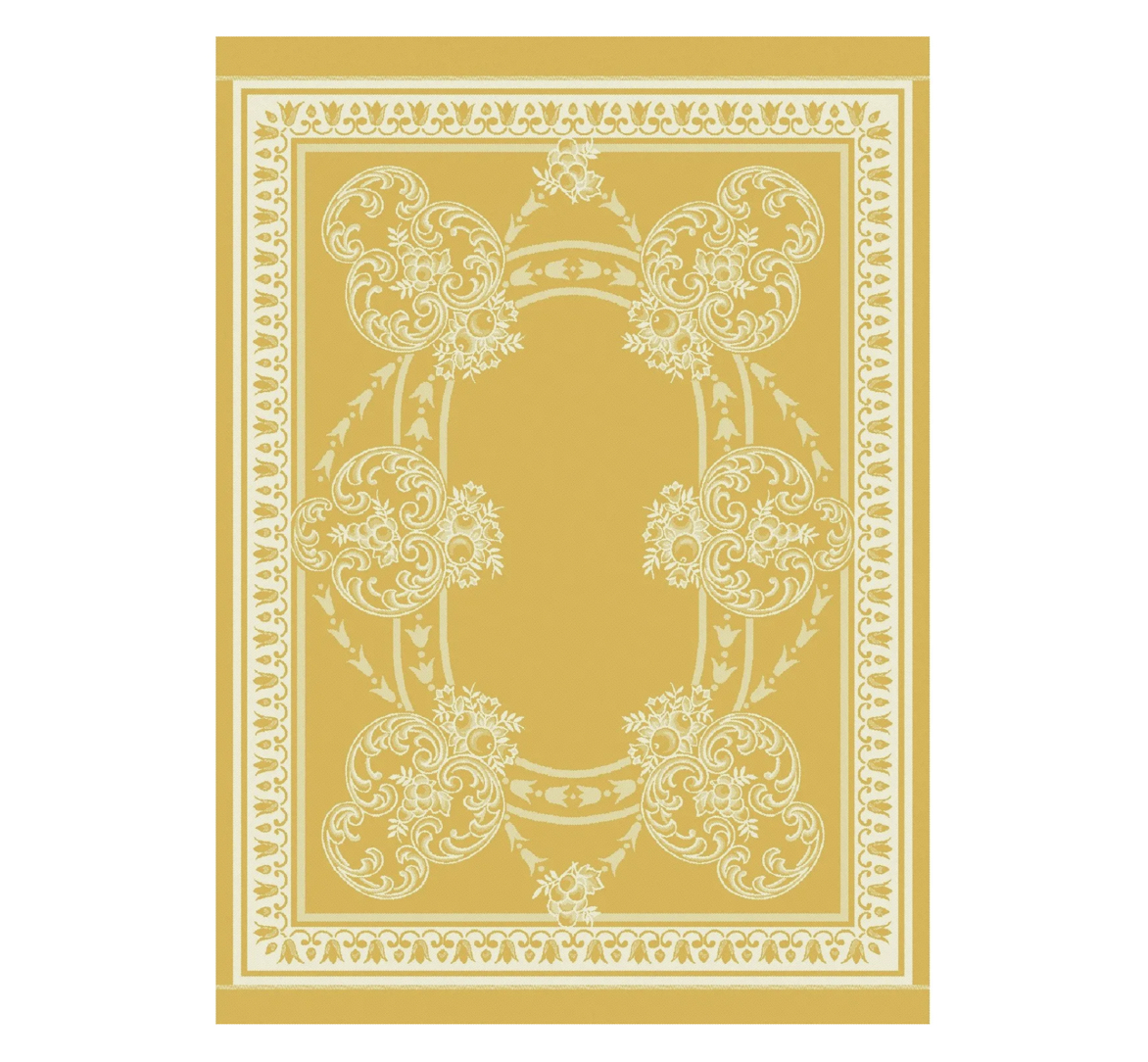 French_Melody_mangold_Geschirrtuch_Ju-Lein Ju-Lein Geschirrtuch Küchentuch Geschirrtuch FRENCH MELODY orange