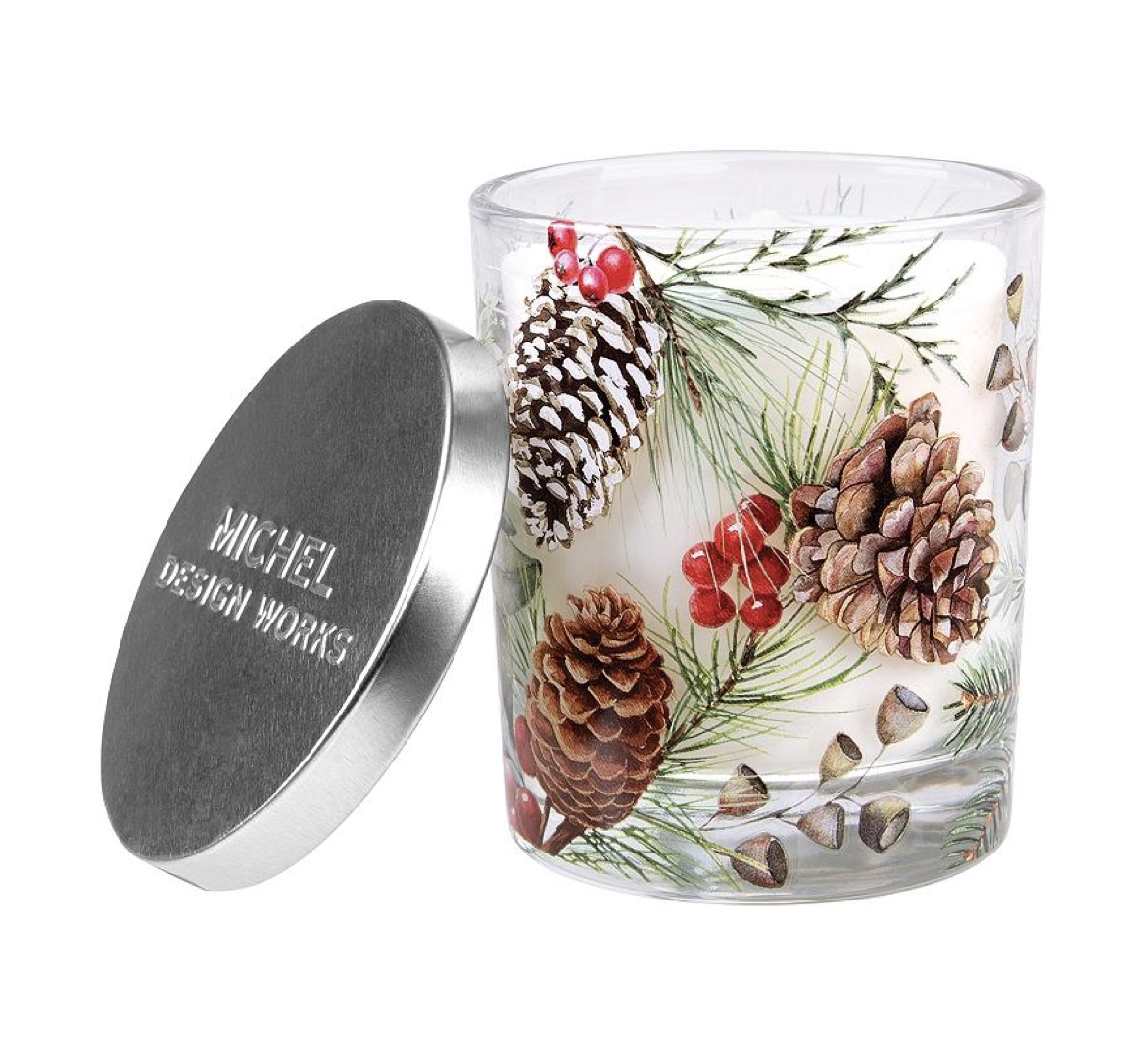 Michel Design Works WHITE SPRUCE SCENTED CANDLE Duftkerze im Glas 100% Sojawachs