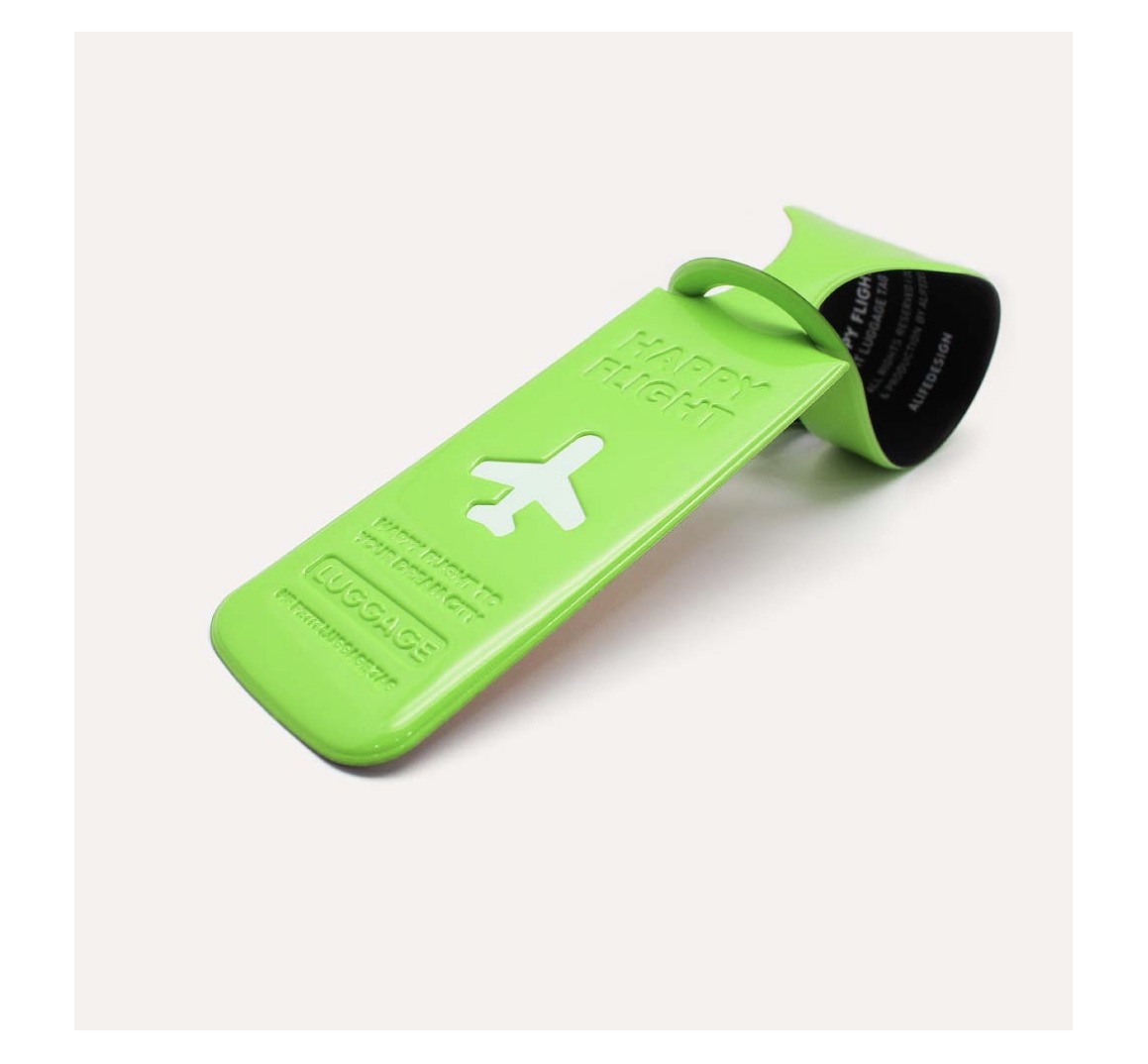 Luggage_Tag_Petit_Happy-Flight_green_Alife_Design