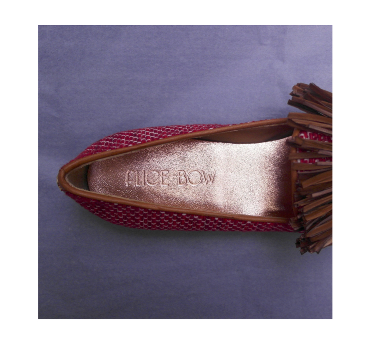 Alice Bow FLAT SHOE INSOLES Einlegesohlen für flache Schuhe Rose Gold 