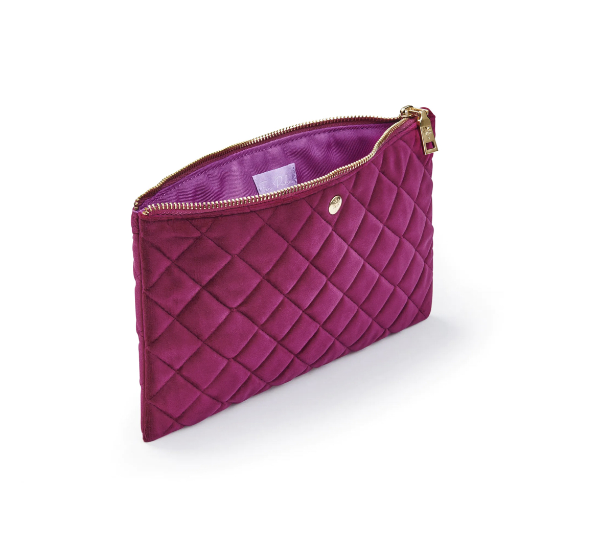 Clutch_Quilted_Velvet_Berry_Fan_Palm_2