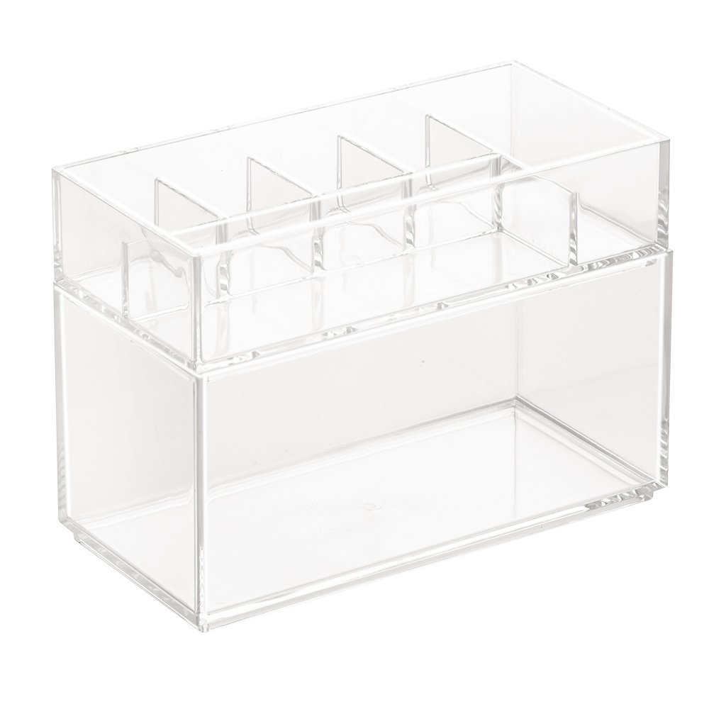 InterDesign CLARITY STACKERS 39950EU Organizerkästchen 2-teilig rechteckig