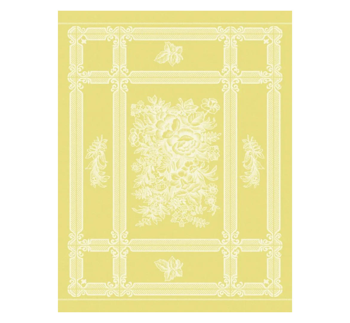 Ju-Lein NATALY LINEN KITCHEN TOWEL Leinen-Jacquard Geschirrtuch, Yellow