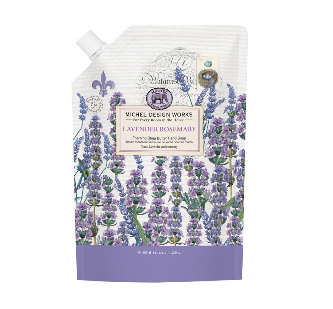 Michel Design Works LAVENDER ROSEMARY FOAMING HAND SOAP REFILL Schaumseife-Nachfüllpackung (1,050 ml)