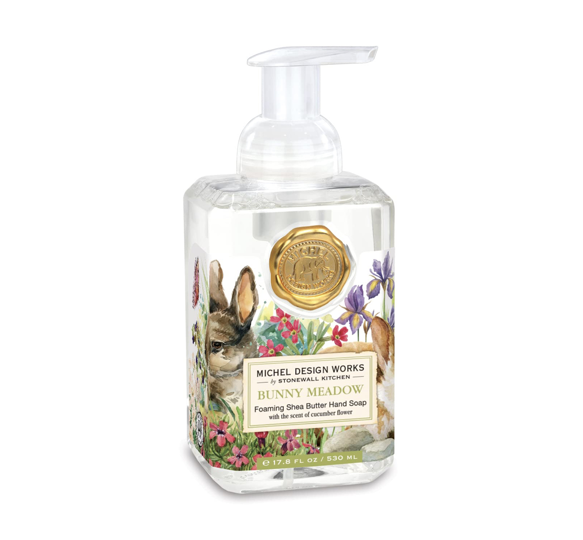 FOA382_Bunny_Meadow_Schaumseife_MDW Michel Design Works  FOAMING HAND SOAP BUNNY MEADOW Sheabutter-Handseife Schaumseife