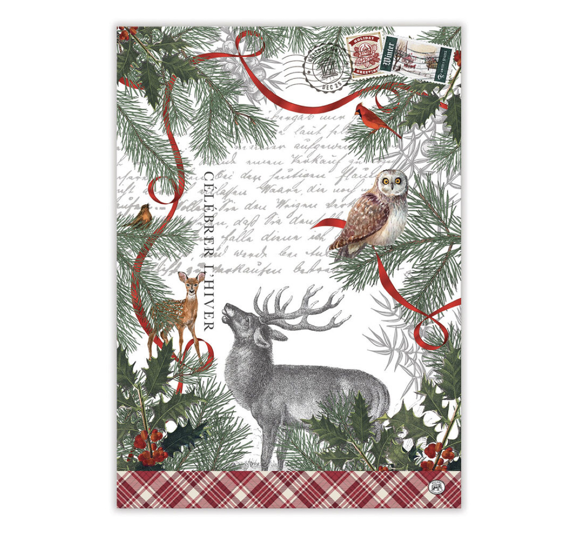 Michel Design Works Küchentuch WINTER WOODLAND TOW425