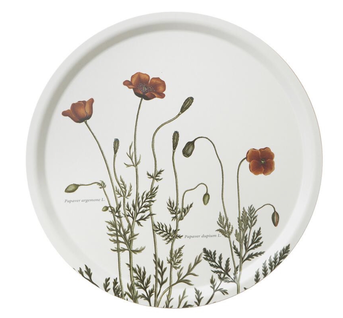 Koustrup & Co POPPY ROUND SERVING TRAY Serviertablett, rund (Ø 38 cm)