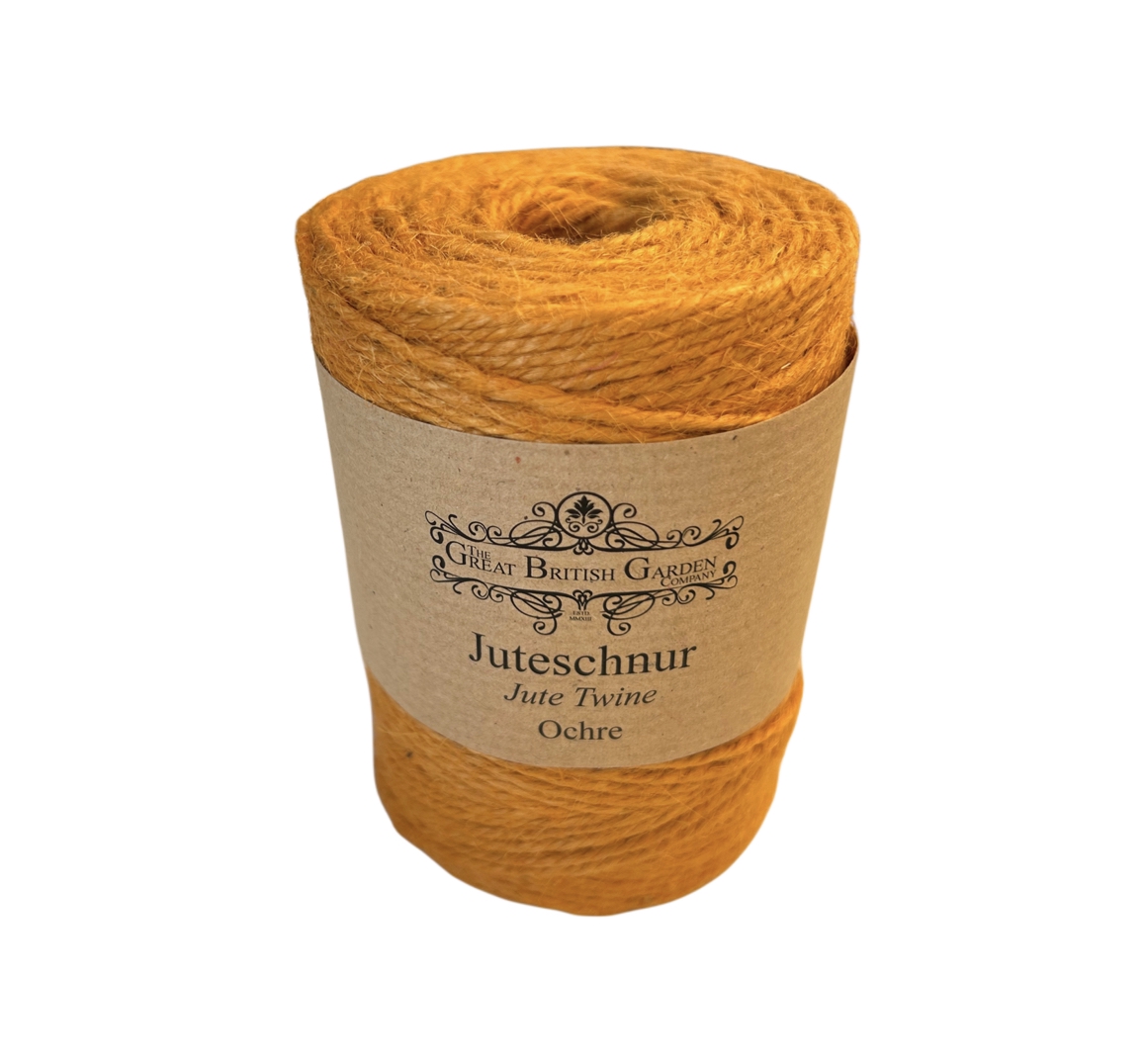 Great British Garden Co. JUTESCHNUR, Ocker (3 mm / 100 m)