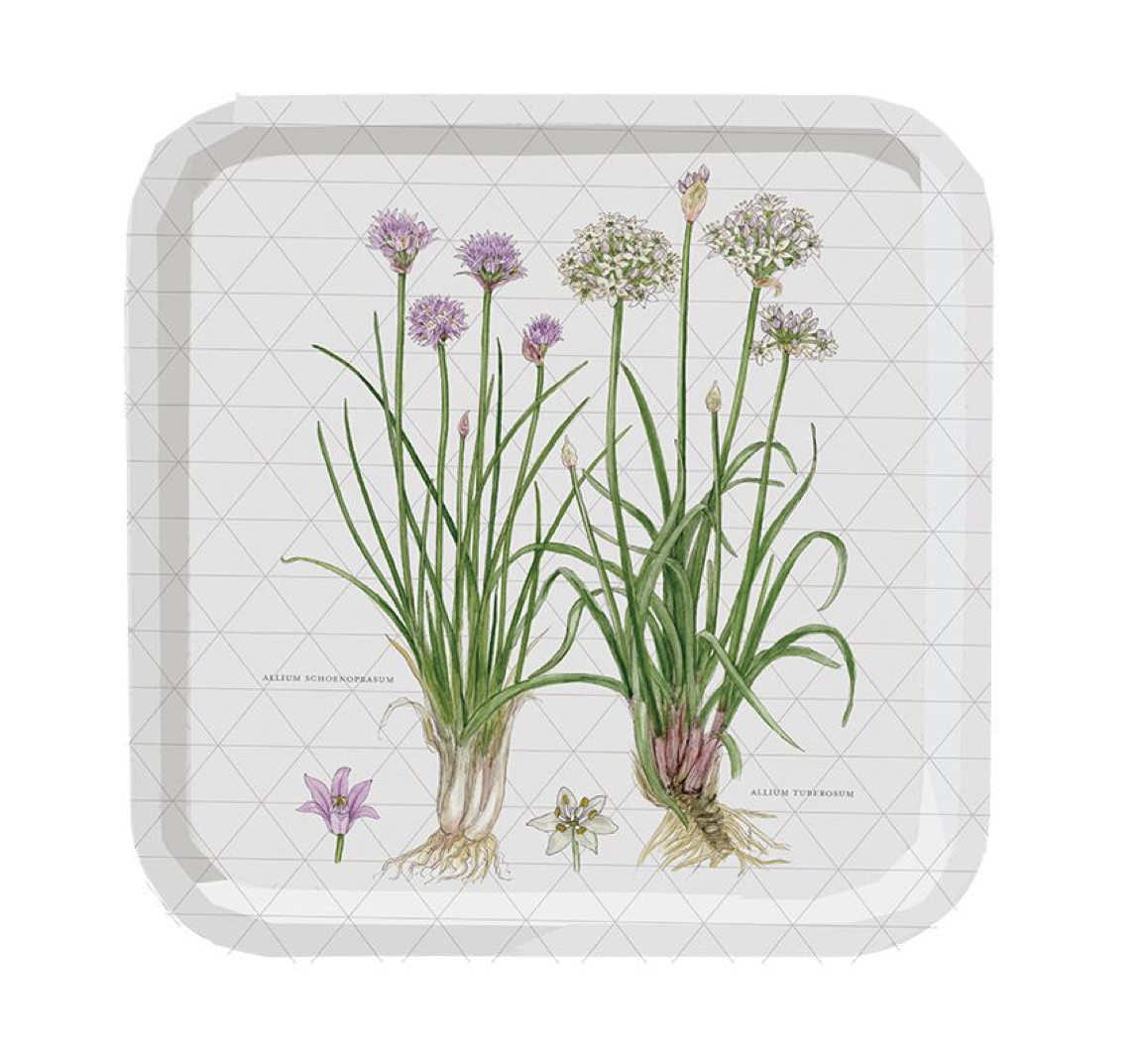 Chives_Square_Tray_KoustrupCo Koustrup Co CHIVES SQUARE SERVING TRAY Serviertablett quadratisch 32 x 32 cm