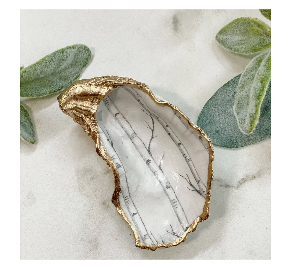 Birch_Oyster_Alison_Brooke Alison Brooke Designs BIRCH OYSTER TRINKET DISH Austern-Schmuckschale