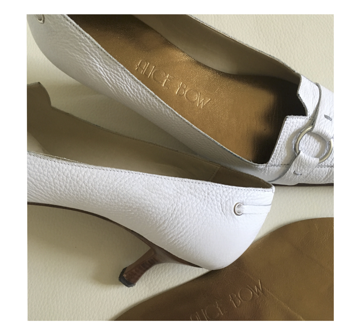 Alice Bow Einlegesohlen für Pumps METALLIC BRONZE