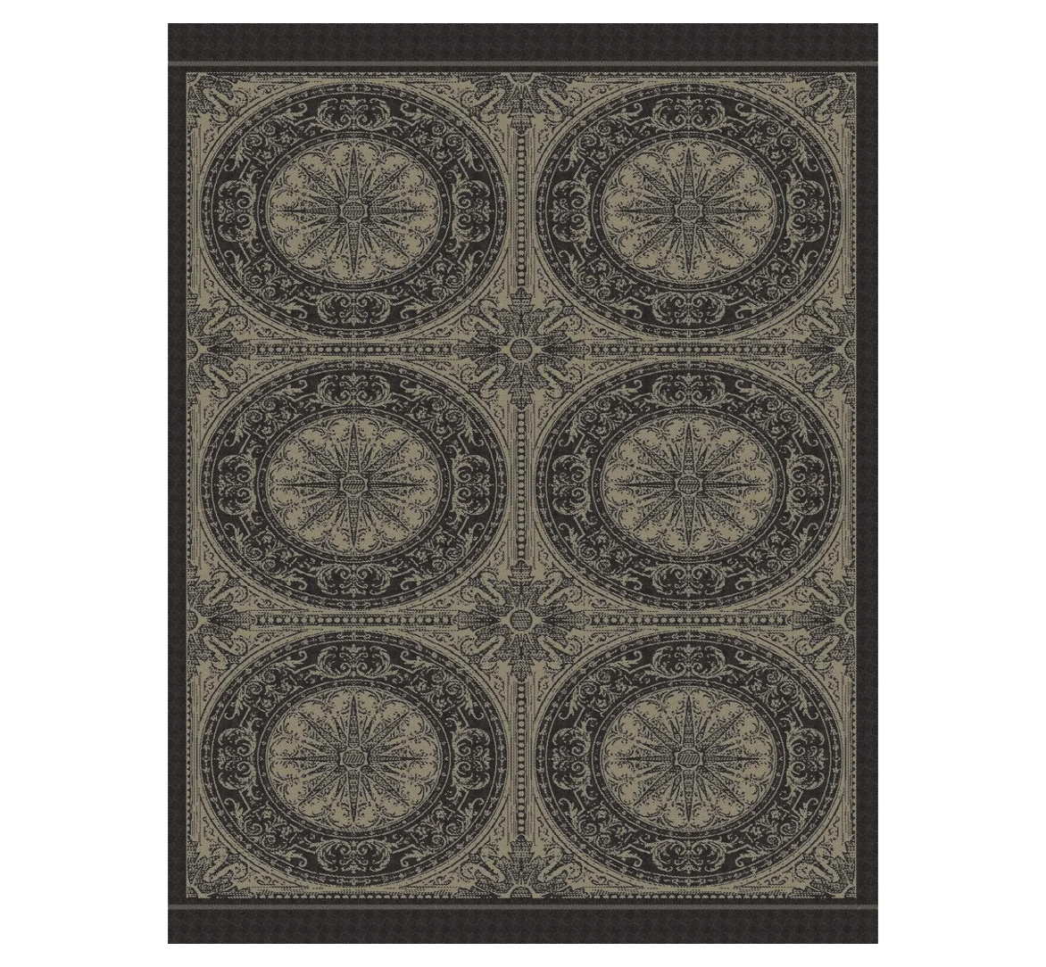 Karo_schwarz_beige_Geschirrtuch_Ju-Lein Ju-Lein Geschirrtuch Küchentuch KARO Black Natural Beige