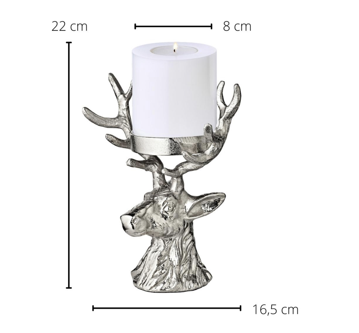 Hirsch_Kerzenleuchter_1_Stumpenkerze_Edzard3