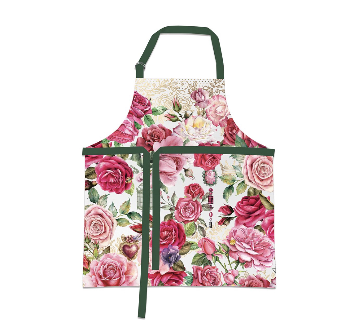 APR357_Royal_Rose_Apron_Sch-rze_Michel_Design_Works Michel Design Works Kitchen Apron Küchenschürze ROYAL ROSE