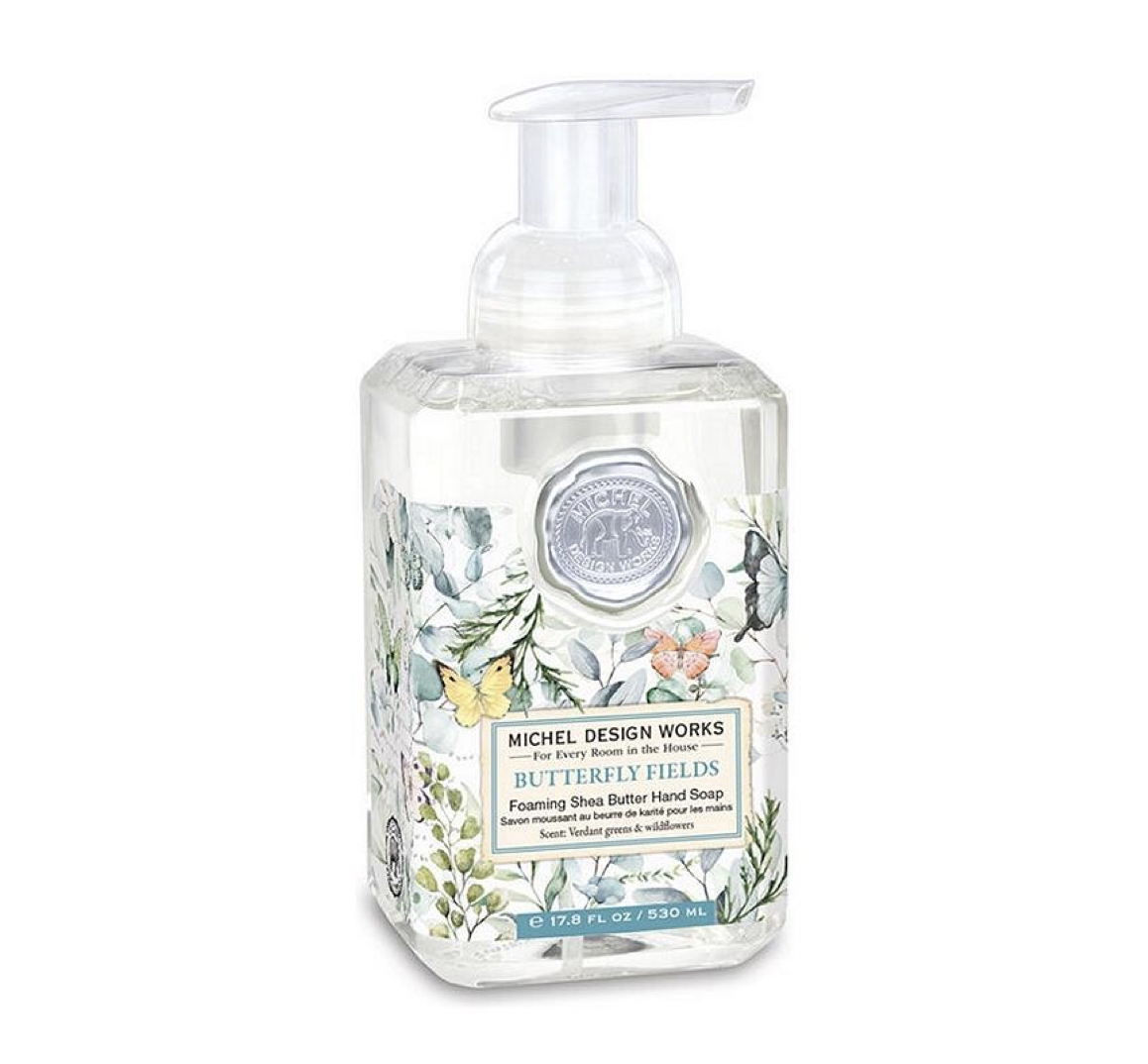 Michel Design Works BUTTERFLY FIELDS FOAMING HAND SOAP Sheabutter-Handseife Schaumseife