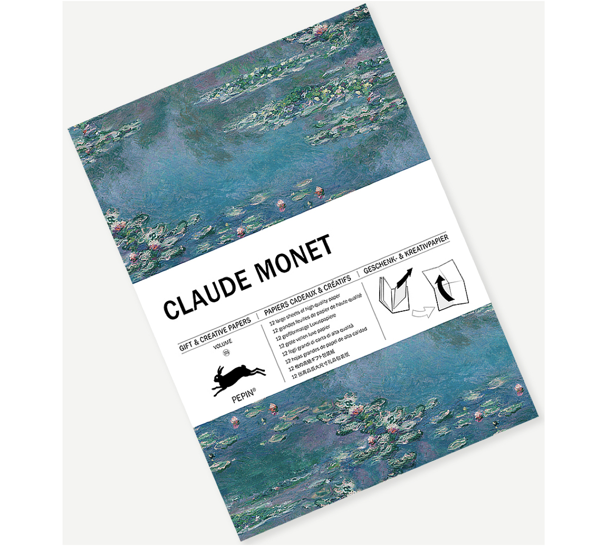 Claude_Monet_Geschenk_Papier_Pepin_Press Pepin Press CLAUDE MONET GIFT & CREATIVE PAPER Geschenkpapier-Buch