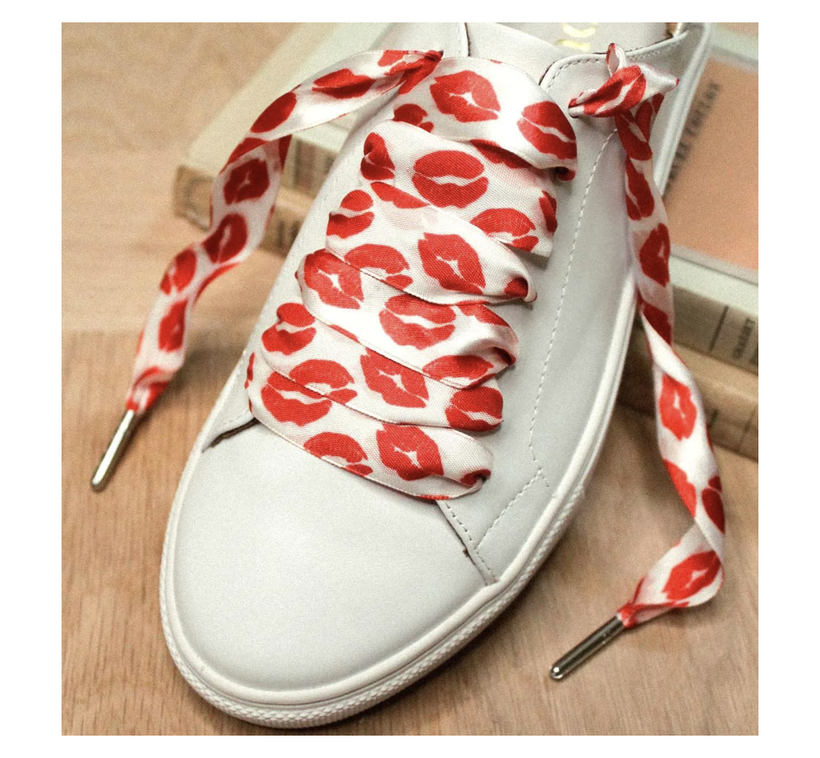 Lacets_Lips_Froufrouz froufrouz LIPS SHOELACES, Satin-Schnürsenkel, Paar