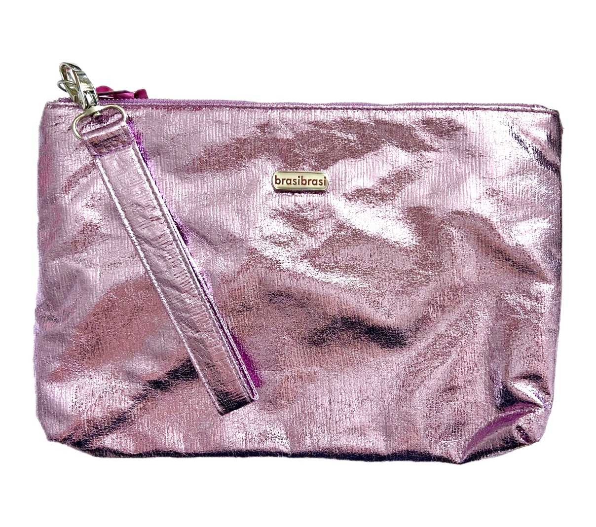 brasibrasi® CLUTCH GLITTER Clutch-Tasche Kulturbeutel Innentasche rosa