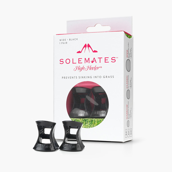 SM-HH-WB-1 WIDE Solemates High Heeler™ Stöckelstulpen Absatzschoner Schwarz Black