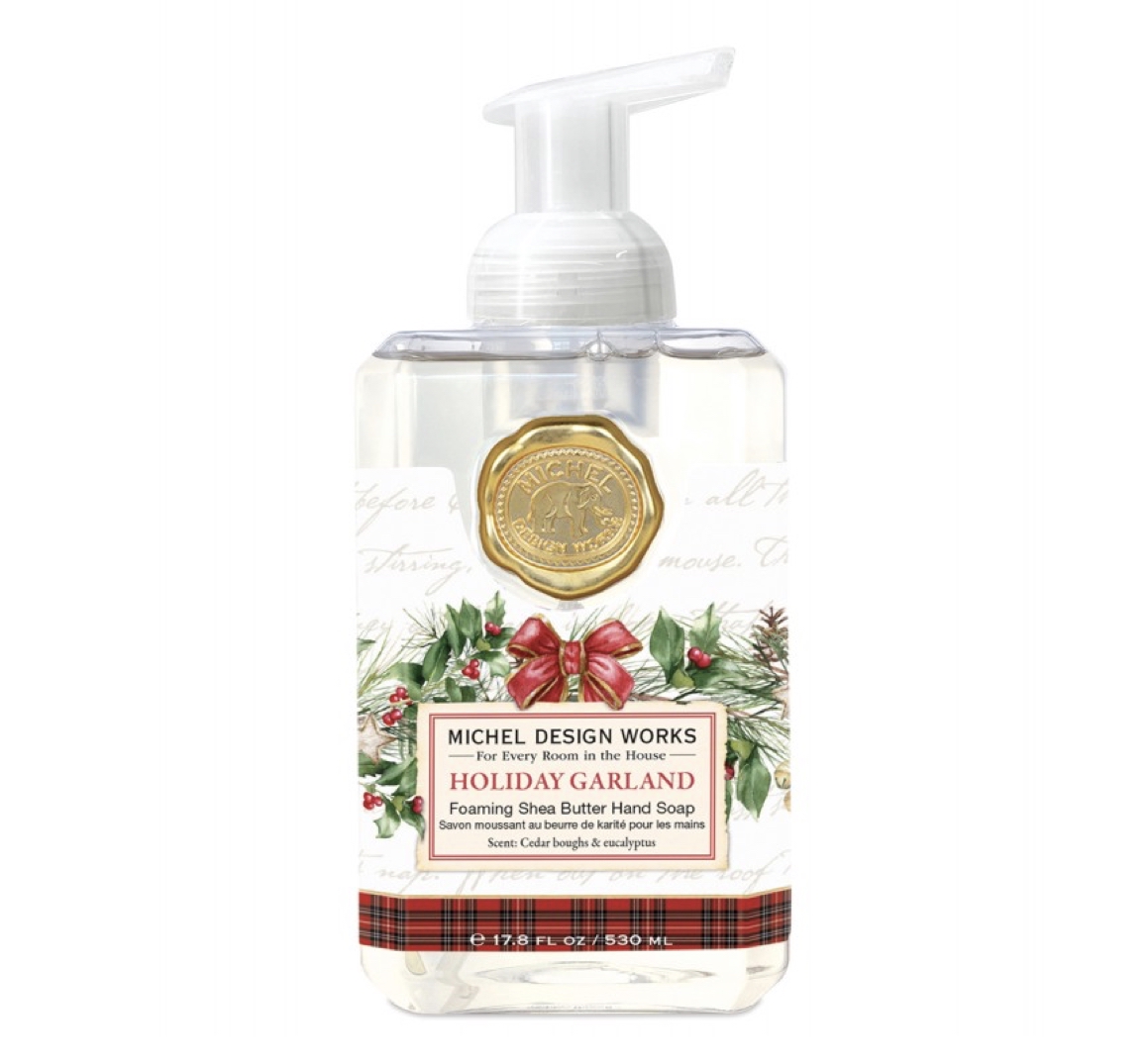 Michel Design Works HOLIDAY GARLAND FOAMING HAND SOAP Sheabutter-Handseife Handwaschschaum (530ml)
