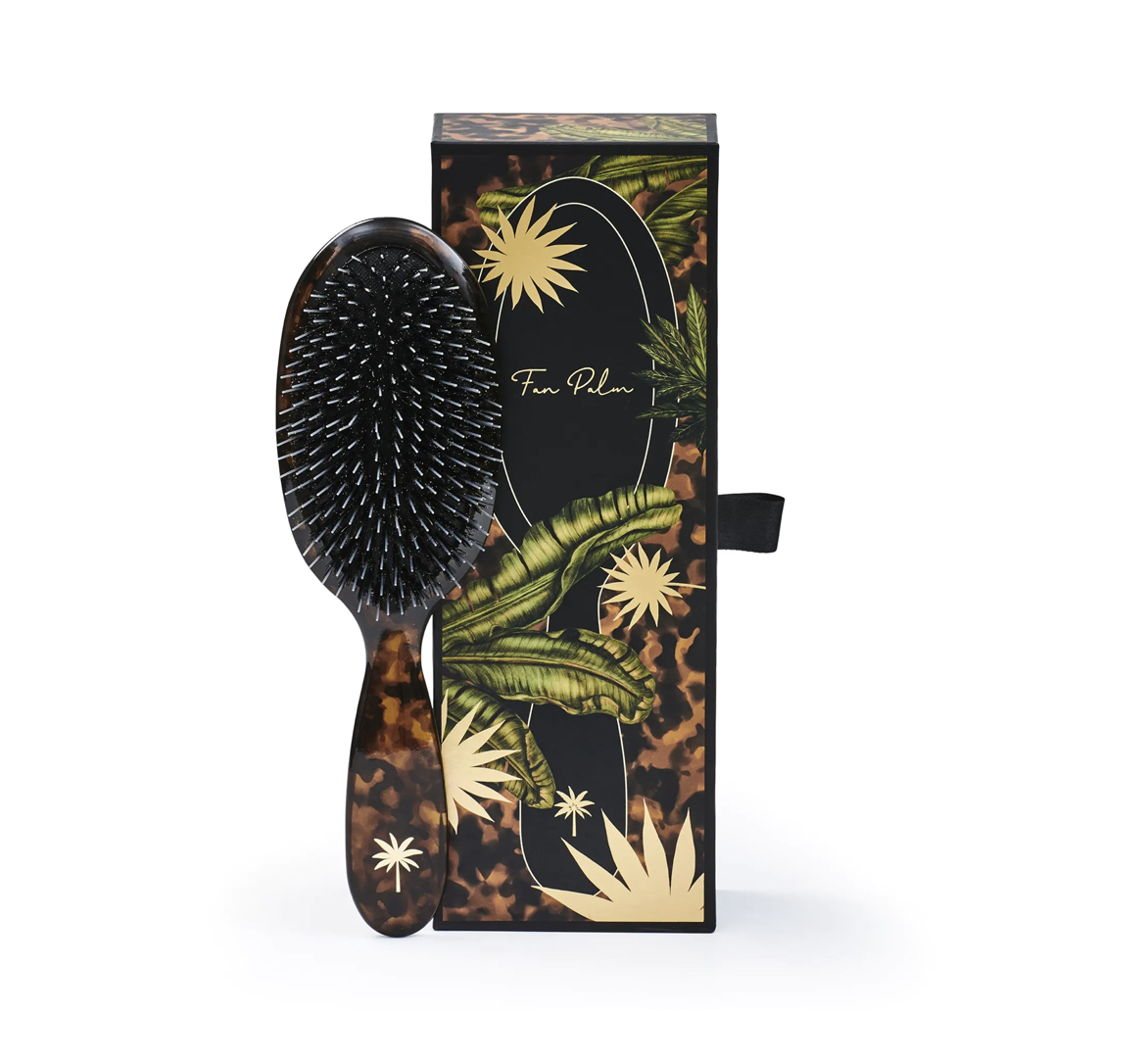 Tortoise_Shell_Brush_Medium_Fan_Palm_2 Fan Palm TORTOISE SHELL MEDIUM HAIR BRUSH Haarbürste (Medium)