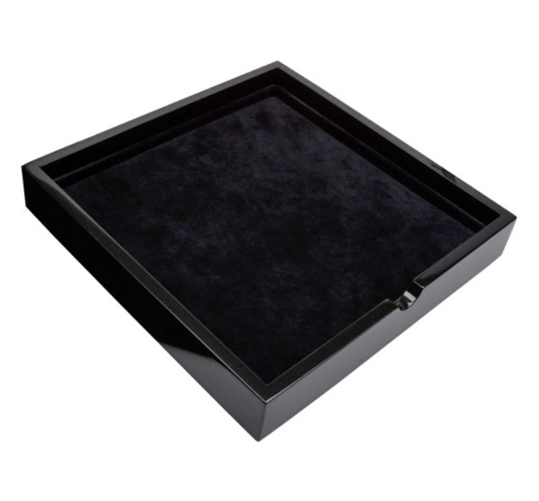 Westpack JEWELLERY TRAY Schmuck-Tablett mit Universaleinsatz Schwarz