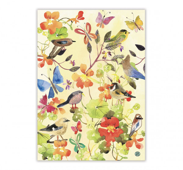 Michel Design Works Kitchen Towel Geschirrtuch Küchentuch BIRDS & BUTTERFLIES TOW371