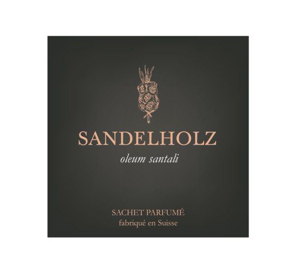 LAROMA Switzerland SANDALWOOD FRAGRANCE SACHET Sandelholz Duftsachet