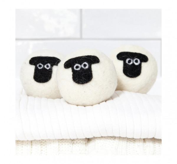 Little Beau Sheep SUFFOLK SHEEP WOOL DRYER BALLS Trocknerbälle