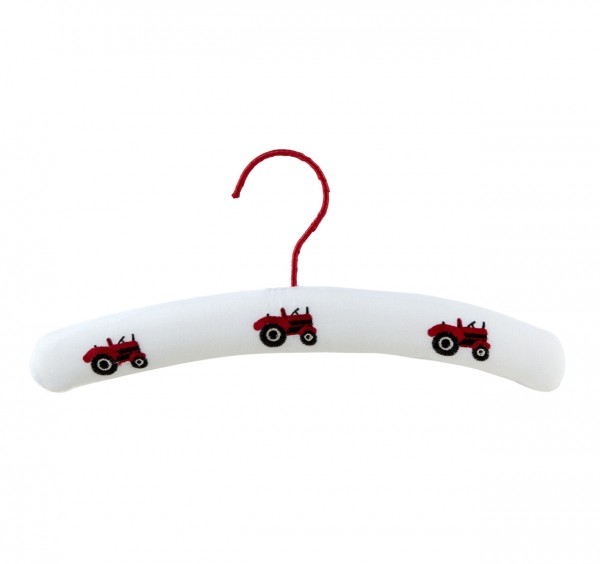 Hangerworld TRAKTOR Gepolsterte Kinder-Kleiderbügel, 30cm (bestickt)