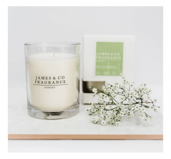 James & Co NO.14 JASMINE LUXURY SCENTED JAR CANDLE Duftkerze im Glas