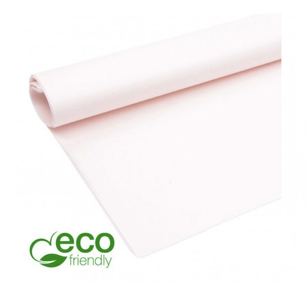 FSC® TISSUE PAPER Umweltfreundliches Seidenpapier, 50 x 70 cm Hellrosa, gerollt