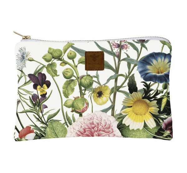 Koustrup & Co FLOWER GARDEN COSMETIC BAG FLAT Kosmetiktasche, Bio-Baumwolle