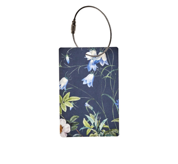 Koustrup & Co BLUE FLOWER GARDEN LUGGAGE TAG Gepäckanhänger