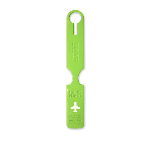 Alife Design HAPPY FLIGHT PETIT LUGGAGE TAG Gepäckanhänger grün