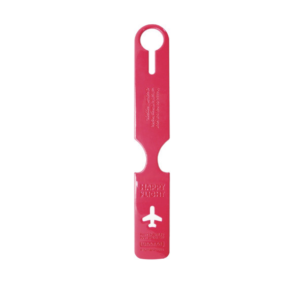 Alife Design HAPPY FLIGHT PETIT LUGGAGE TAG Gepäckanhänger pink